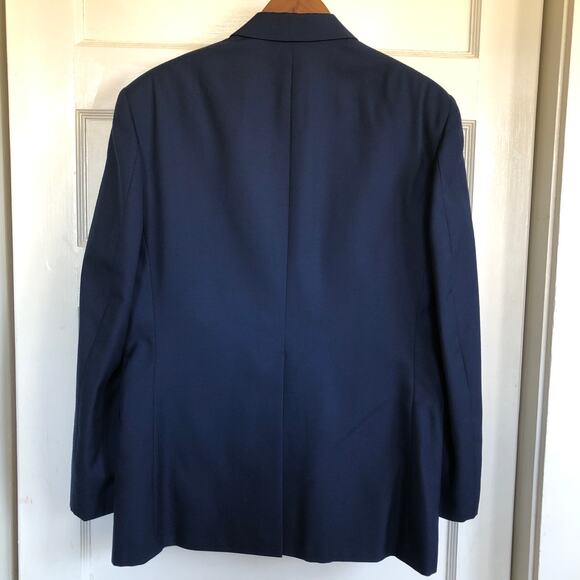 Vintage Authentic Air Force Blue Blazer American Craftsman 40S M Made In USA - Picture 7 of 11